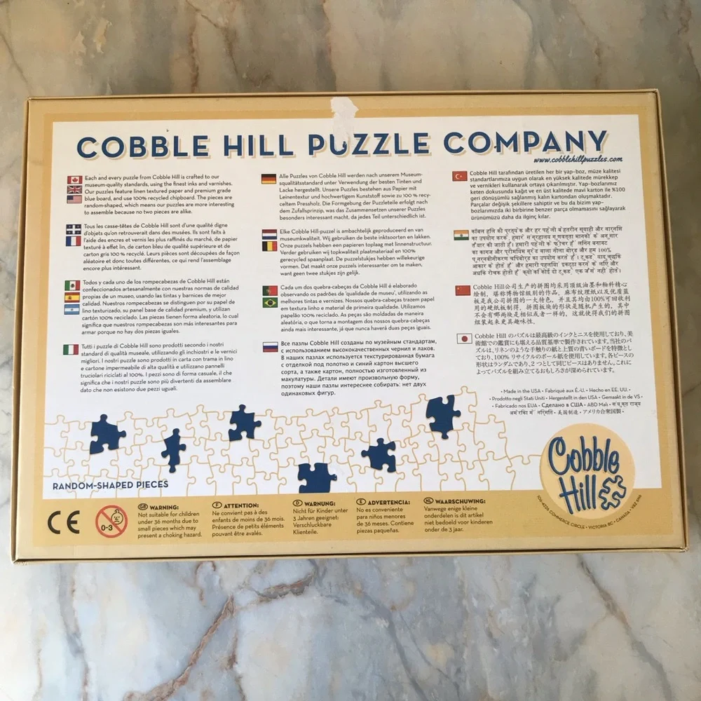 Cobble Hill Boucat 1000 Piece Jigsaw Puzzle By The Greenwich Workshop